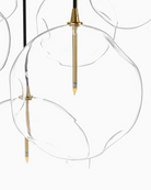 Burnished Brass / Organic Glass