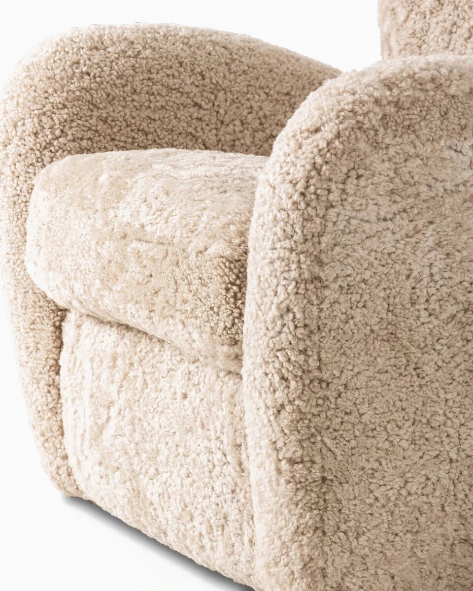 Beige Shearling