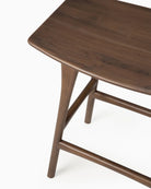 Brown Teak / No Cushion / Counter Height (26")
