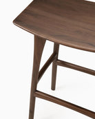 Brown Teak / No Cushion / Bar Height (32")