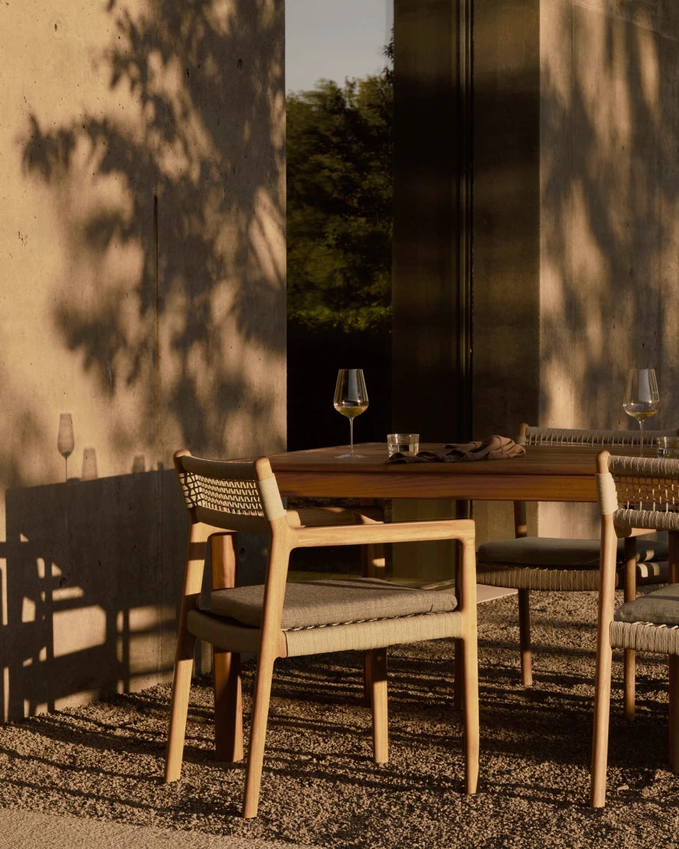 Teak & Beige Cord / Silt