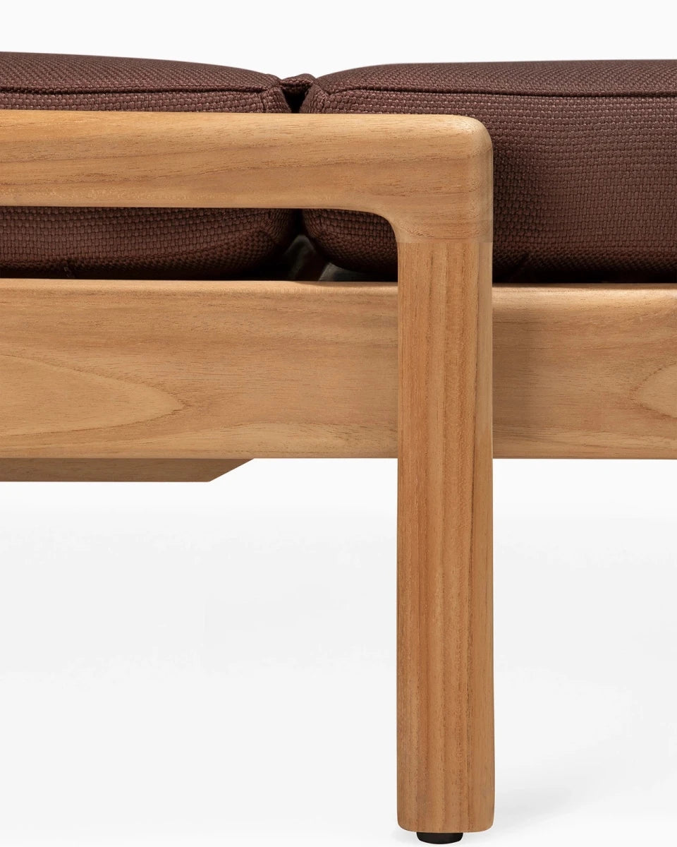 Teak / Burgundy