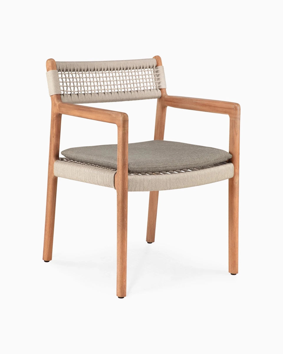 Teak & Beige Cord / Silt