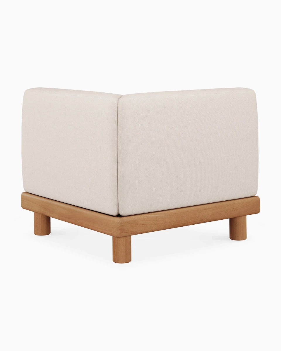 White / End Seater (Left Arm)