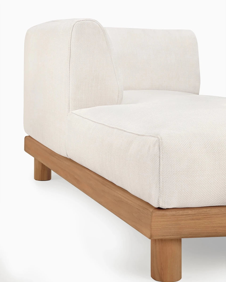 White / Daybed (Right Arm)