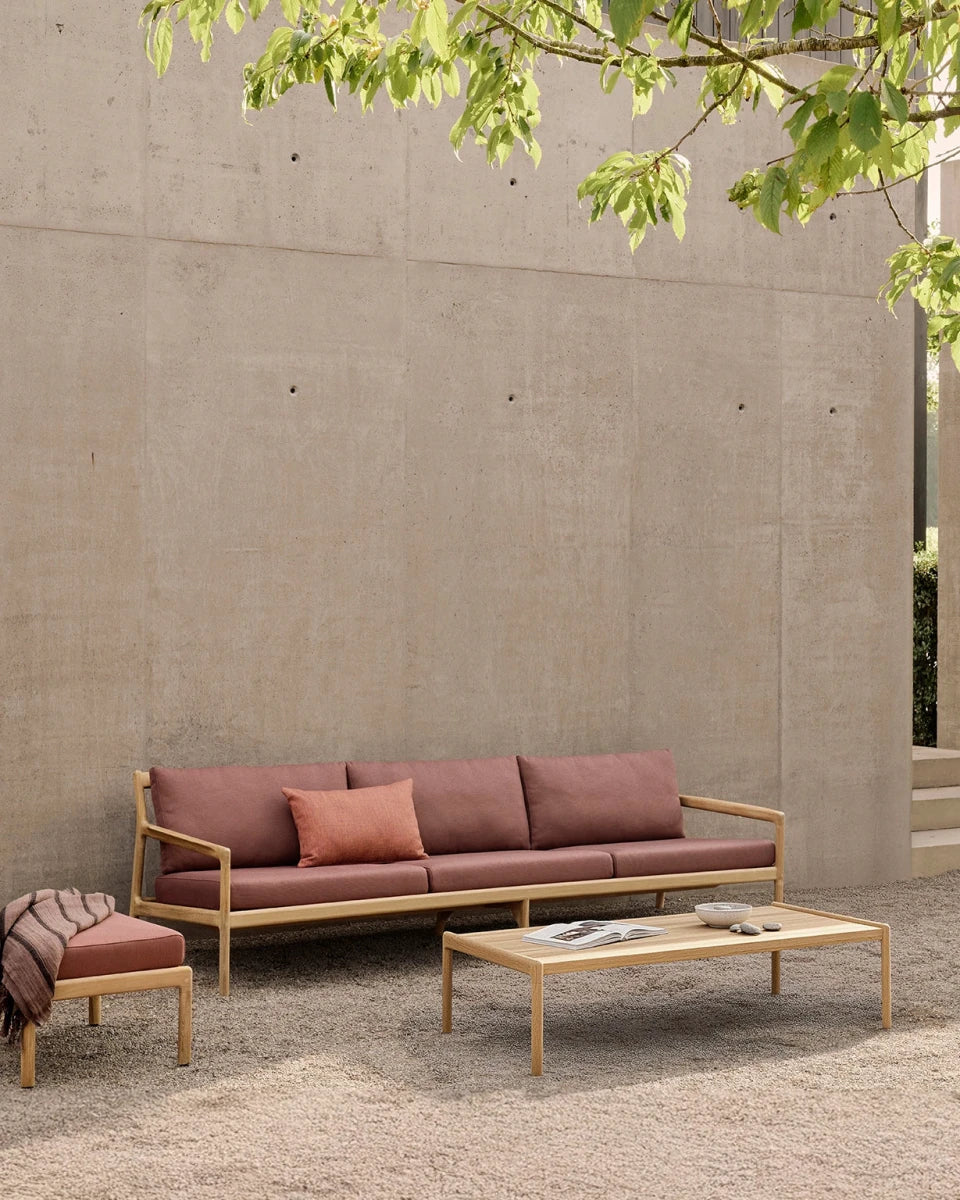 Teak / Burgundy