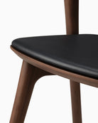Brown Teak / Black Leather