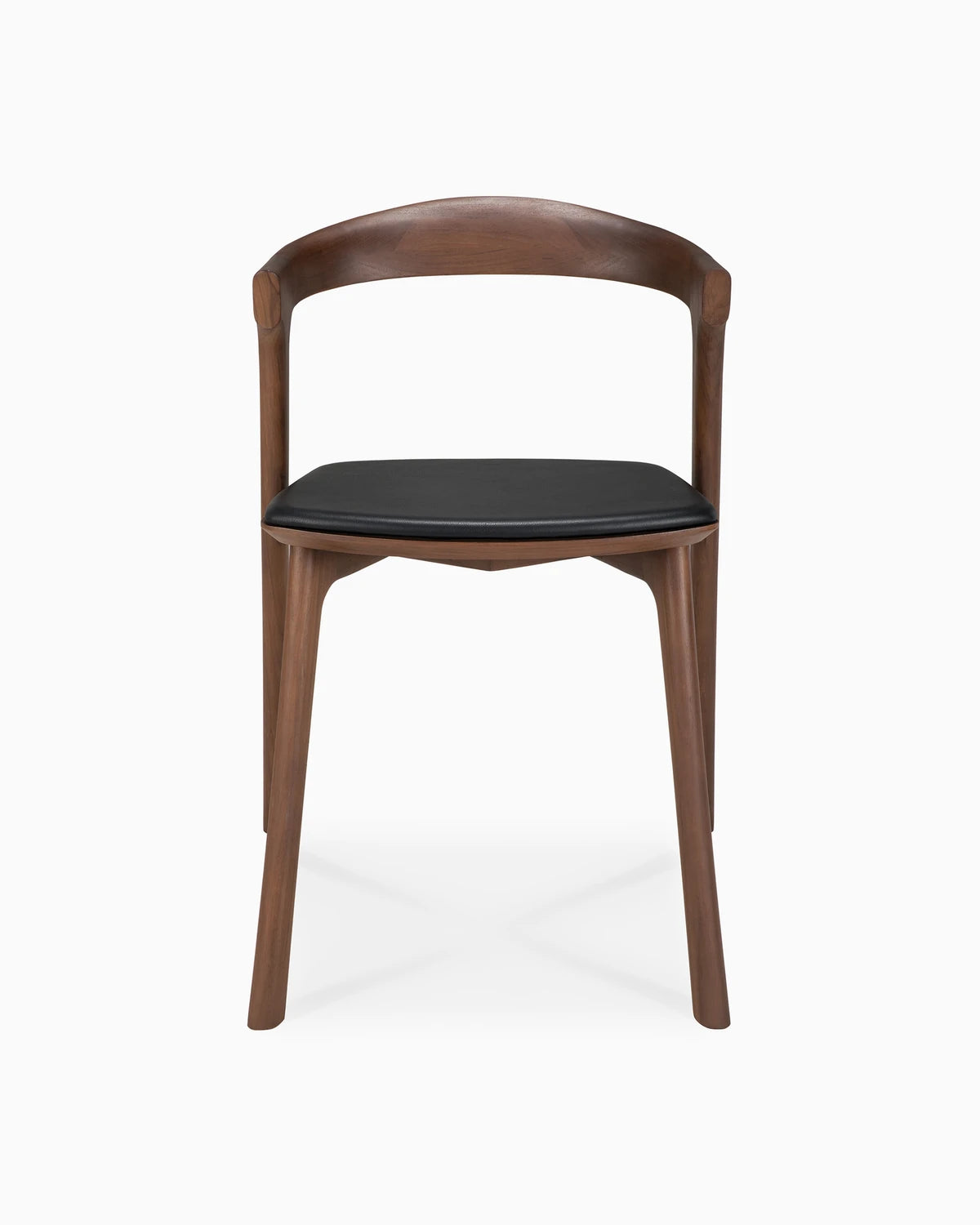 Brown Teak / Black Leather