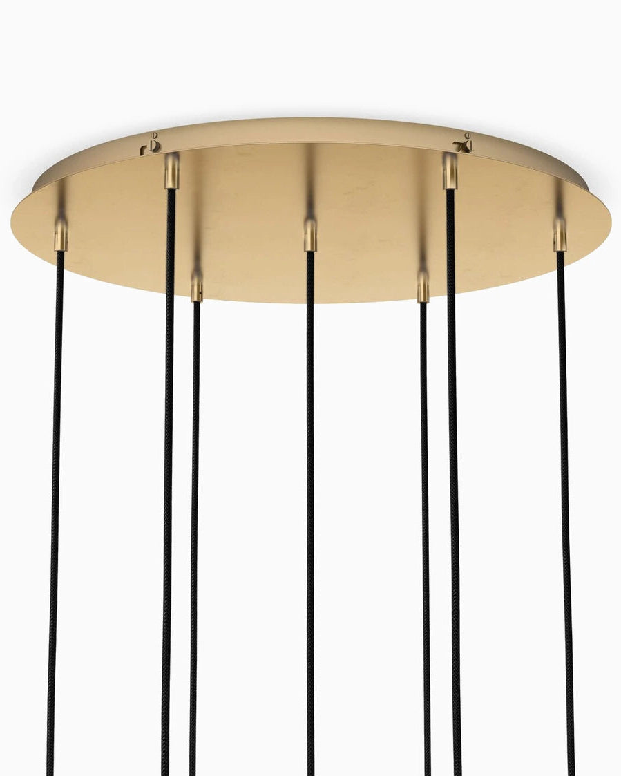 Burnished Brass / Organic Glass