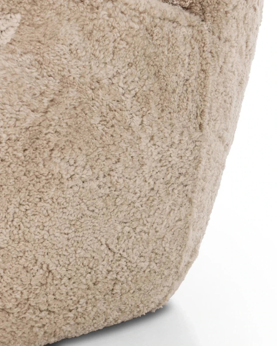 Beige Shearling