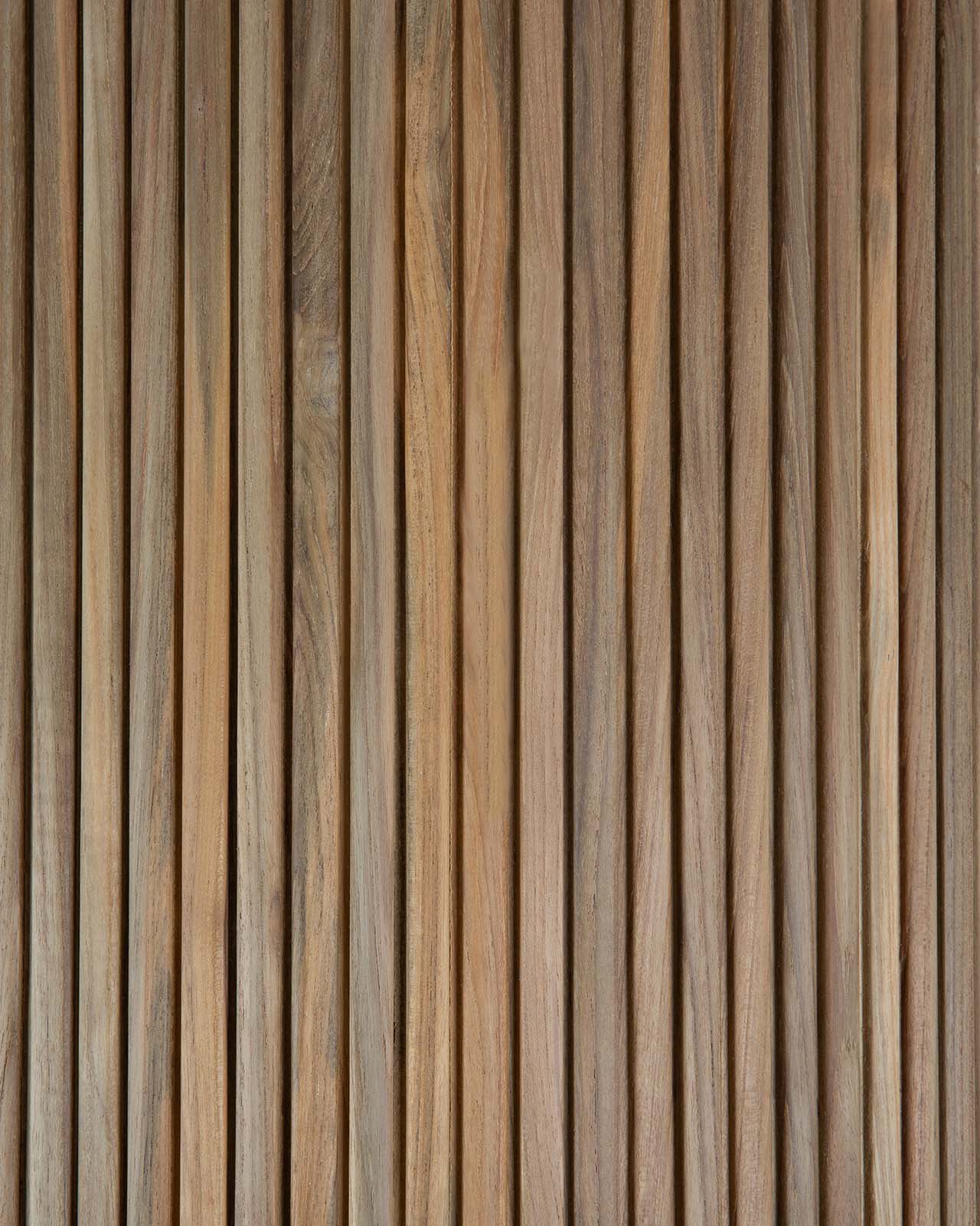 Concrete and Reclaimed Teak