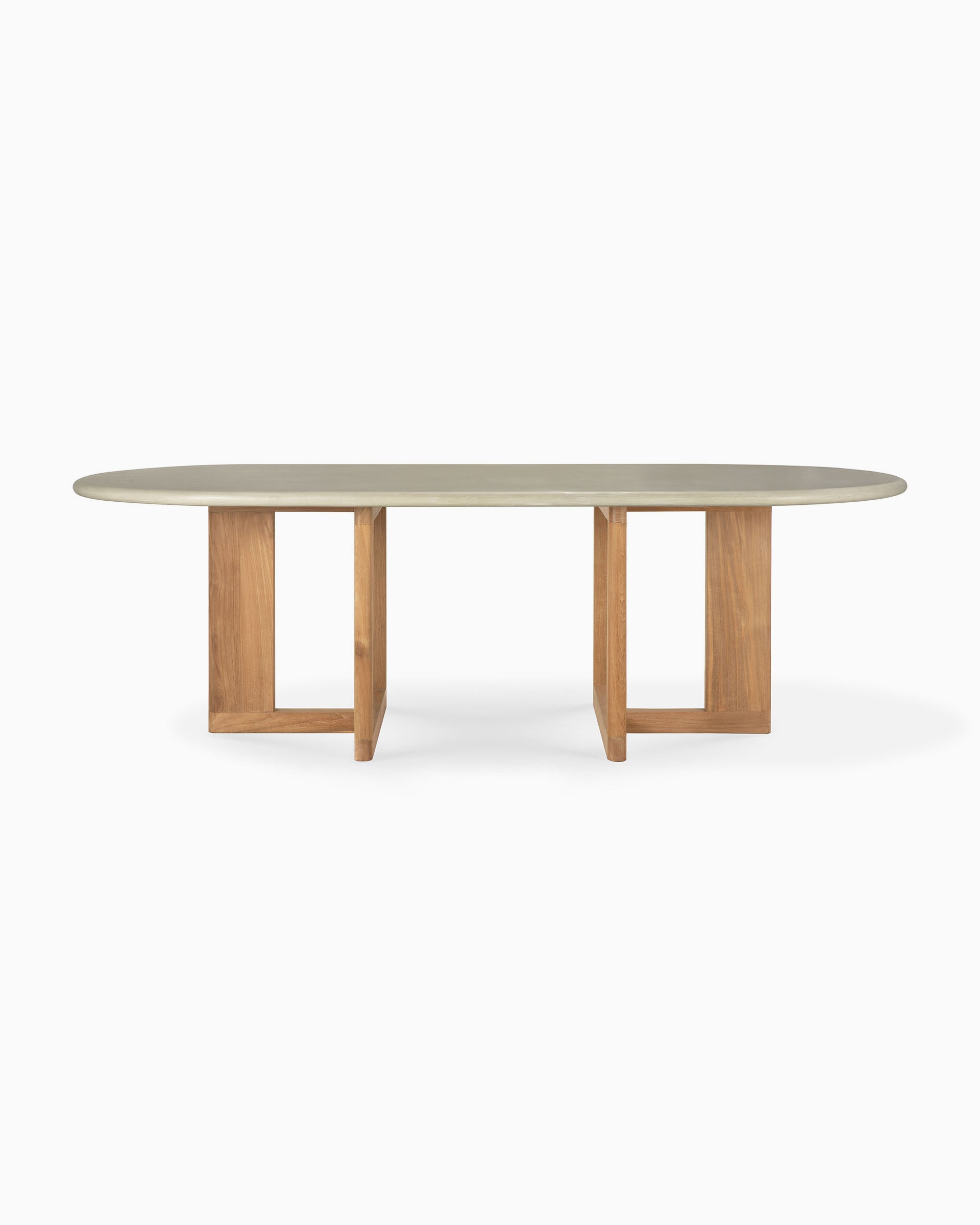 Concrete and Reclaimed Teak