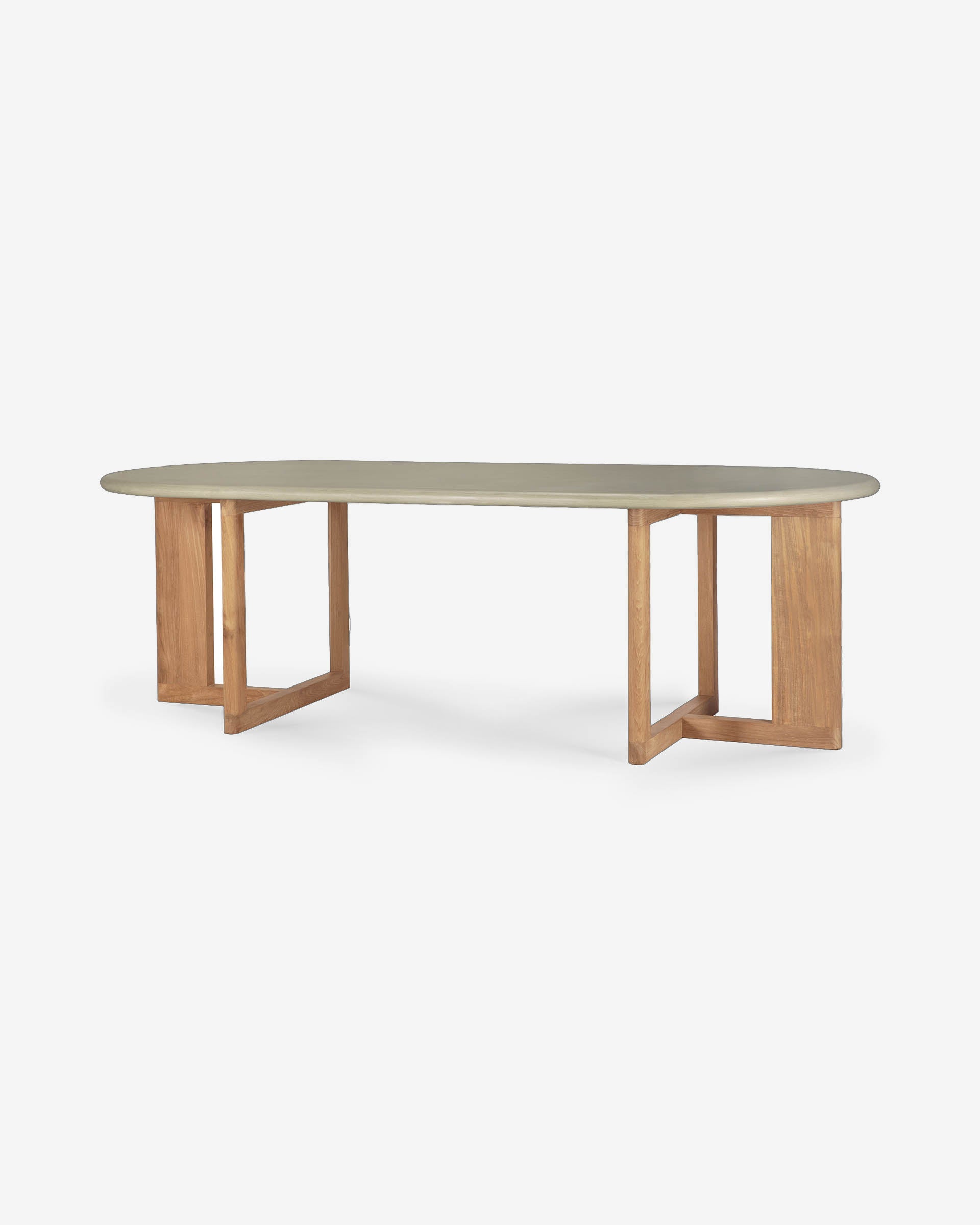 Concrete and Reclaimed Teak