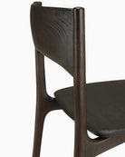 Dark Brown Teak / Without Armrest