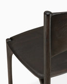 Dark Brown Teak / Without Armrest