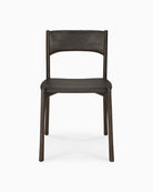 Dark Brown Teak / Without Armrest