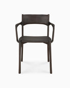 Dark Brown Teak / With Armrest