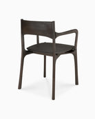 Dark Brown Teak / With Armrest