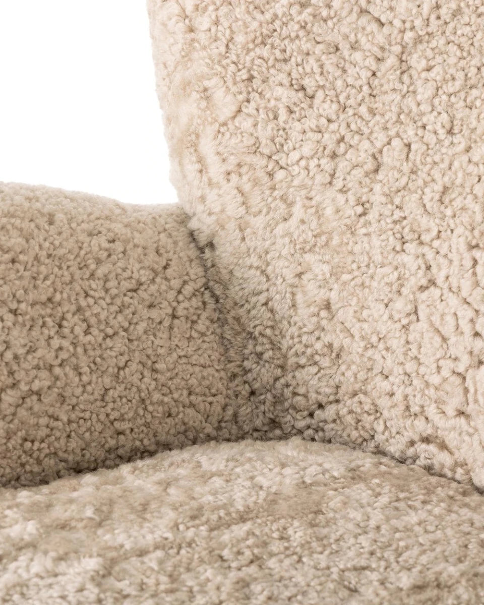 Beige Shearling
