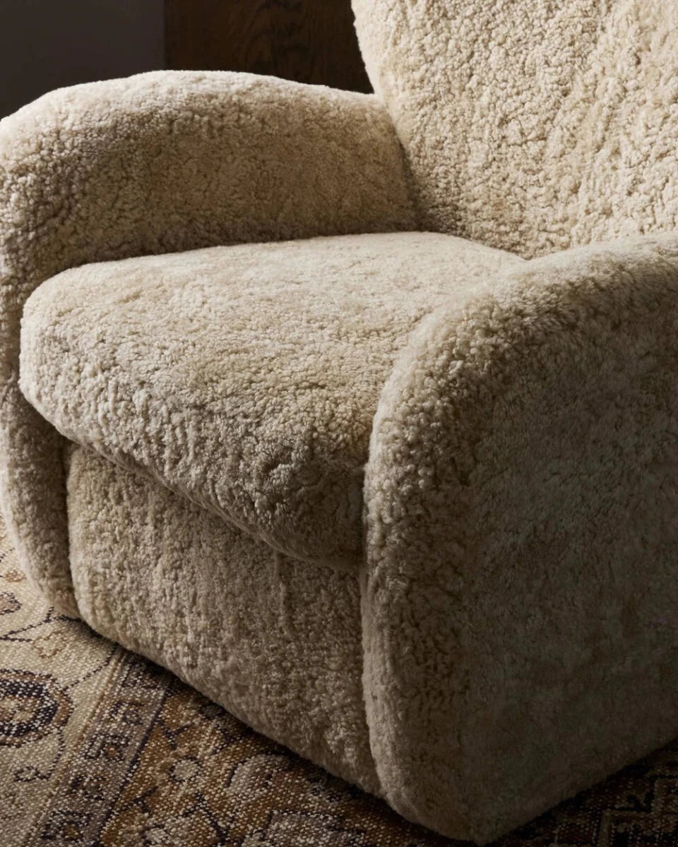 Beige Shearling