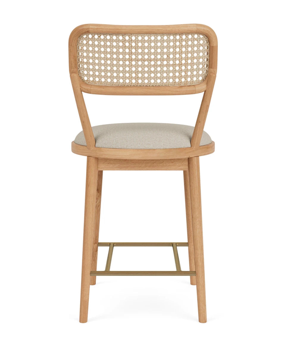 Flax Linen / White Oak / Counter (24" Height)