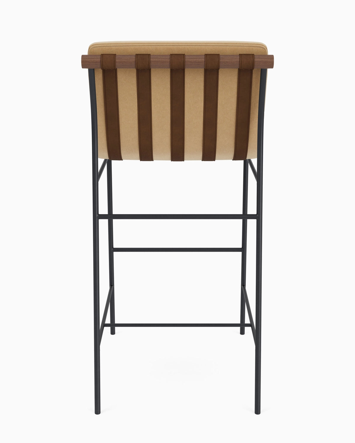 Caramel Velvet / Walnut / Bar (30" Height)