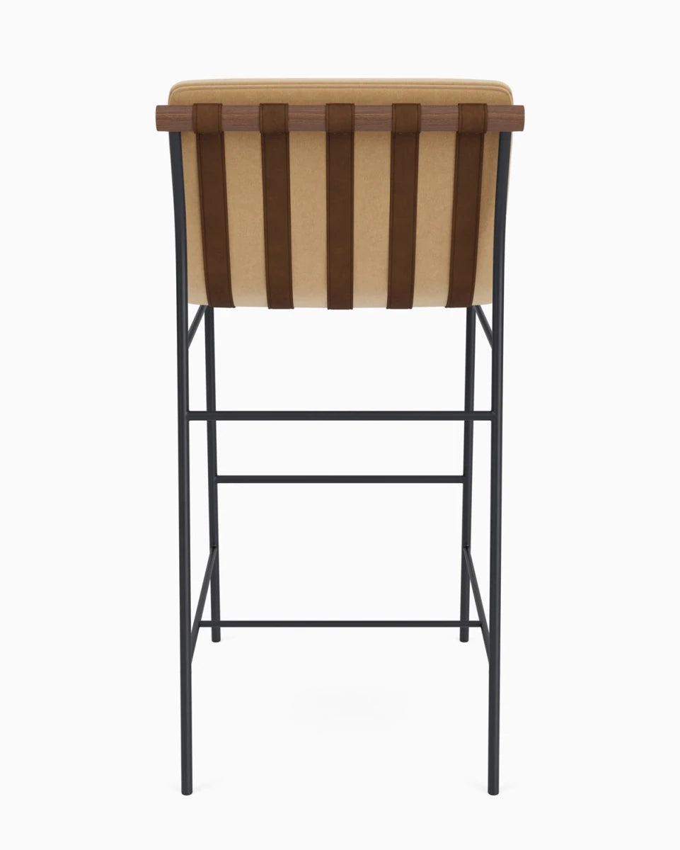 Caramel Velvet / Walnut / Bar (30" Height)