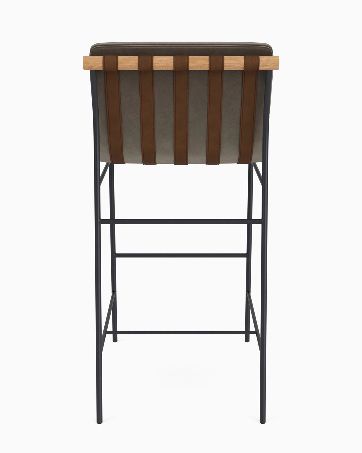 Mushroom Velvet / White Oak / Bar (30" Height)