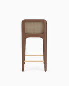 Walnut Frame / Black Leather Seat