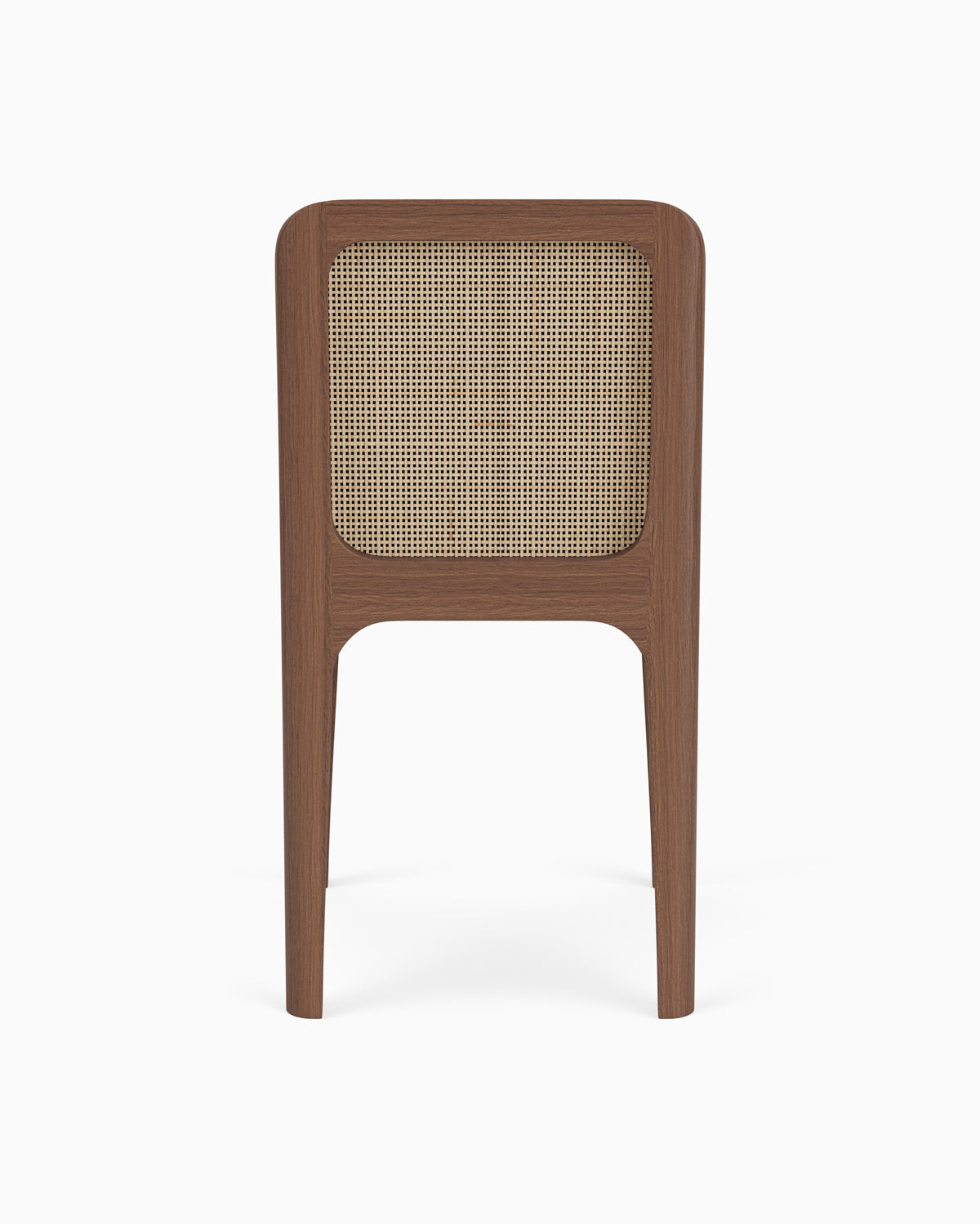 Black Leather Seat / Walnut Frame