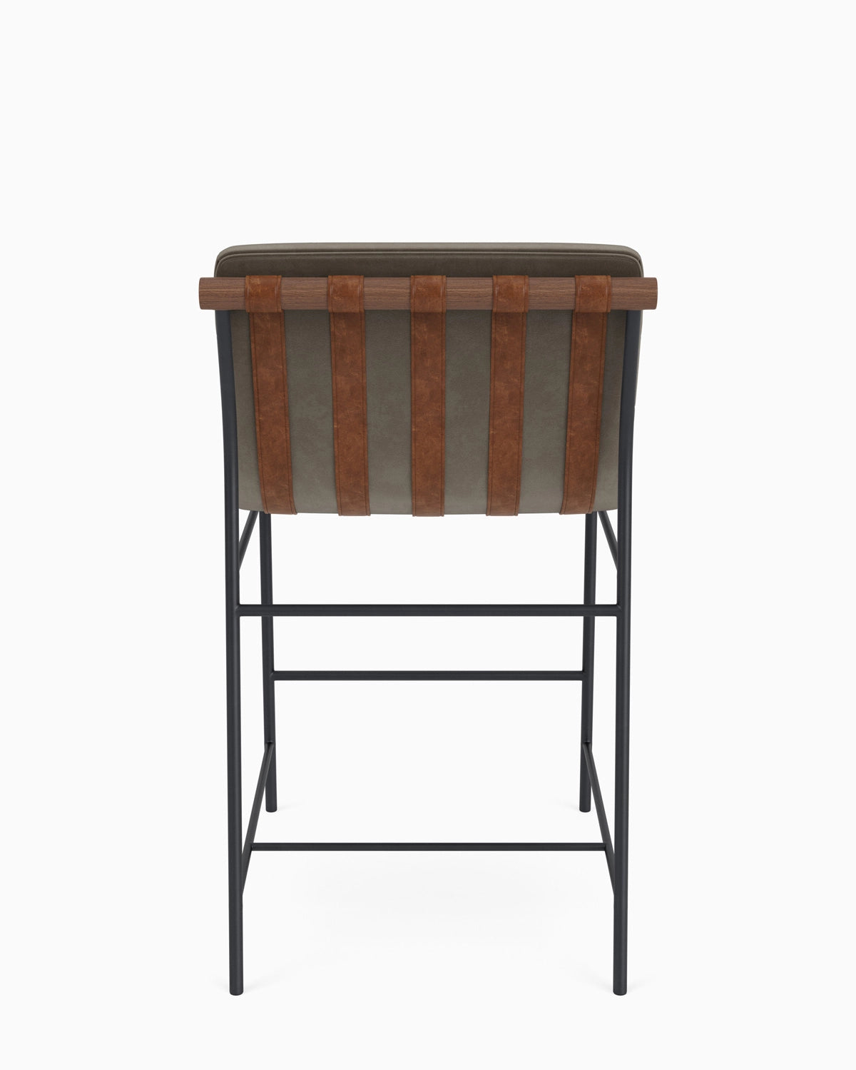 Mushroom Velvet / Walnut / Counter (24&quot; Height)