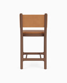 Saddle Leather Seat / Saddle Leather Back / Walnut Frame