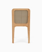 Cognac Velvet Seat / White Oak Frame