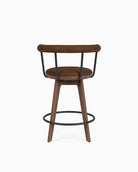 Chestnut Brown Leather / Walnut / Counter (25.5" Height)