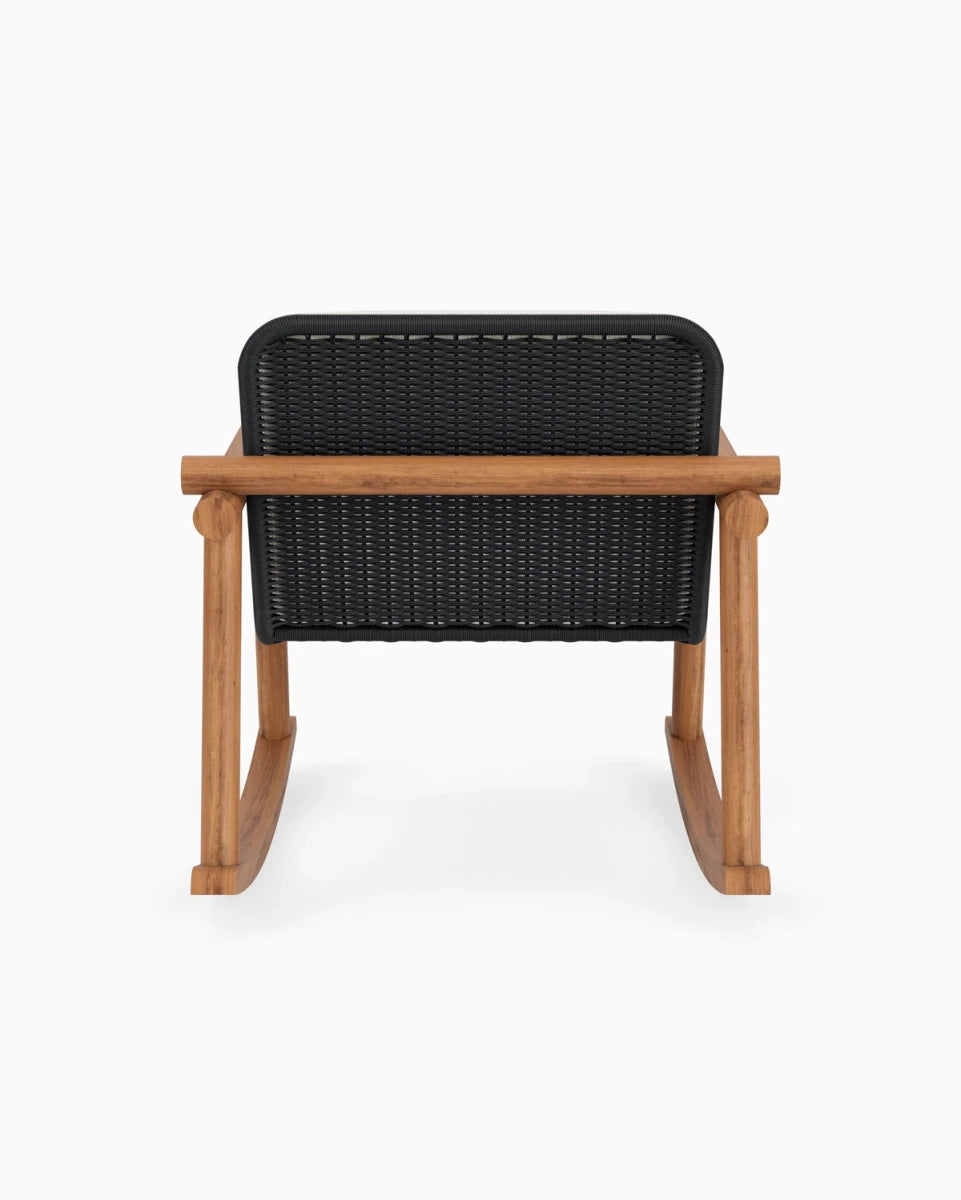 Dove FIQA Boucle / Black Rattan Seat