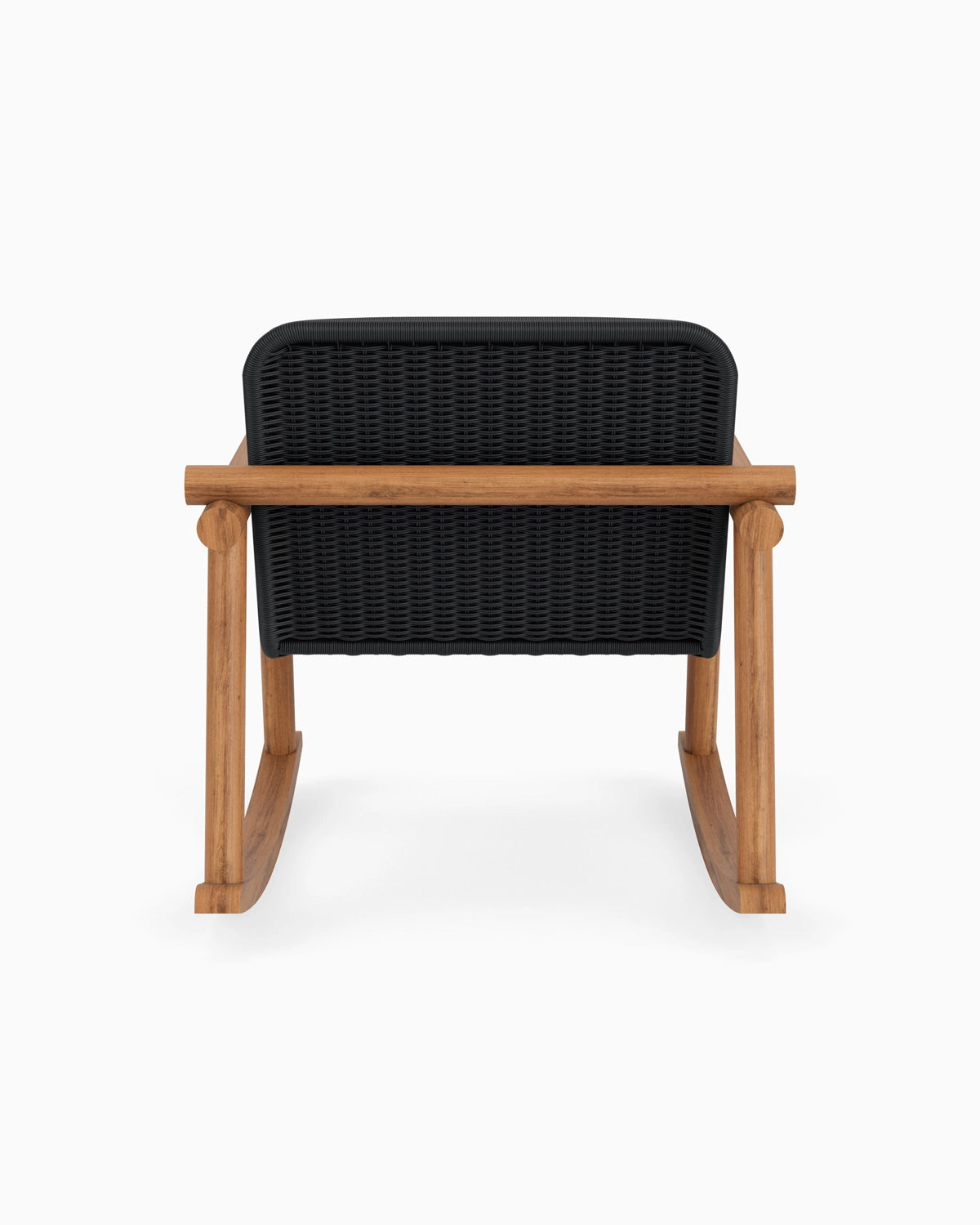 Slate FIQA Boucle / Black Rattan Seat