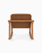 Slate FIQA Boucle / Tan Rattan Seat