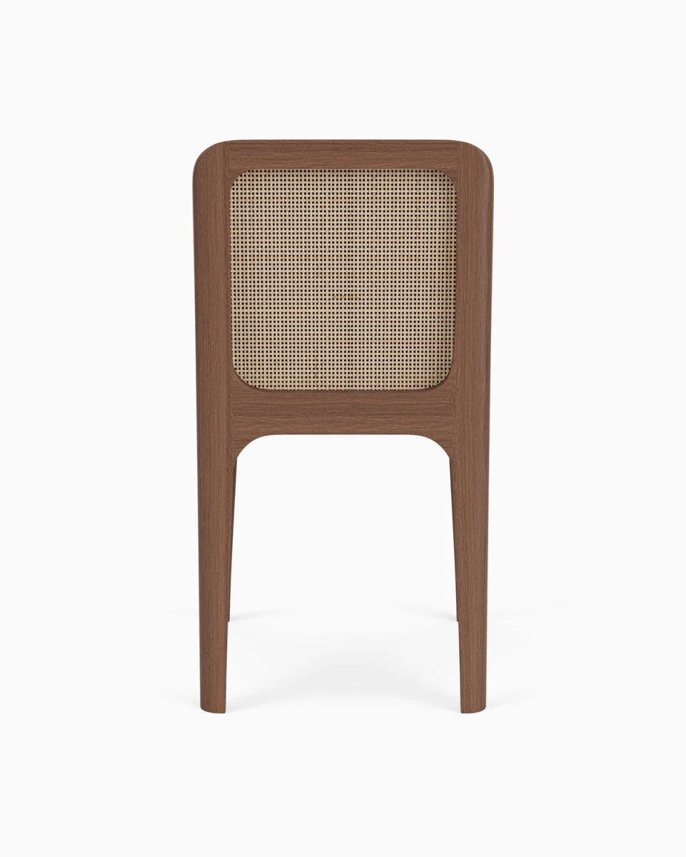 Maple Leather Seat / Walnut Frame