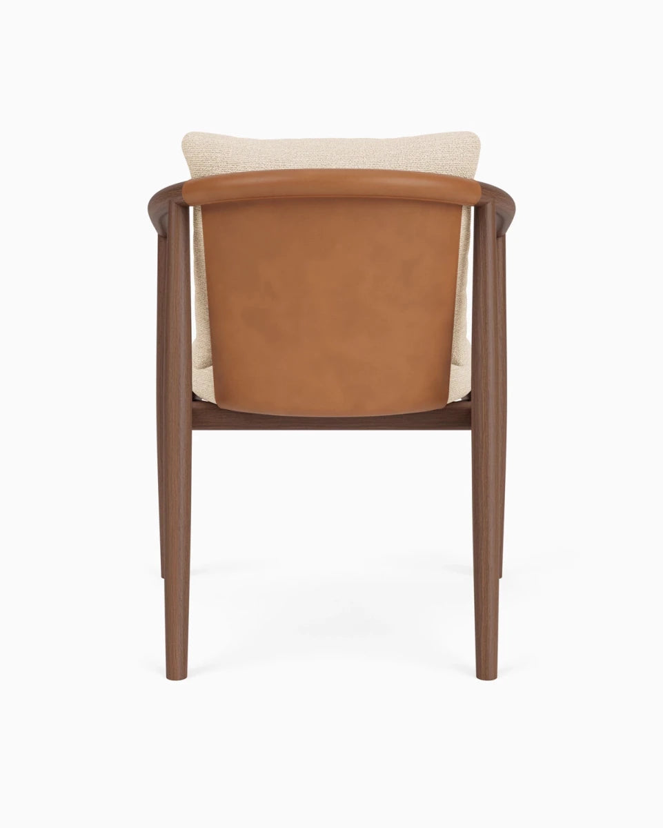 Oat Woven / Saddle Leather / Walnut