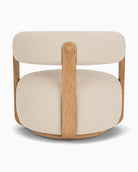 Oat Boucle / White Oak Frame