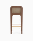 Black Leather Seat / Walnut Frame / Bar (30.5" Height)