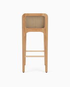 Sunflower Leather Seat / White Oak Frame / Bar (30.5" Height)