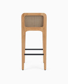 Cognac Velvet Seat / White Oak Frame / Bar (30.5" Height)