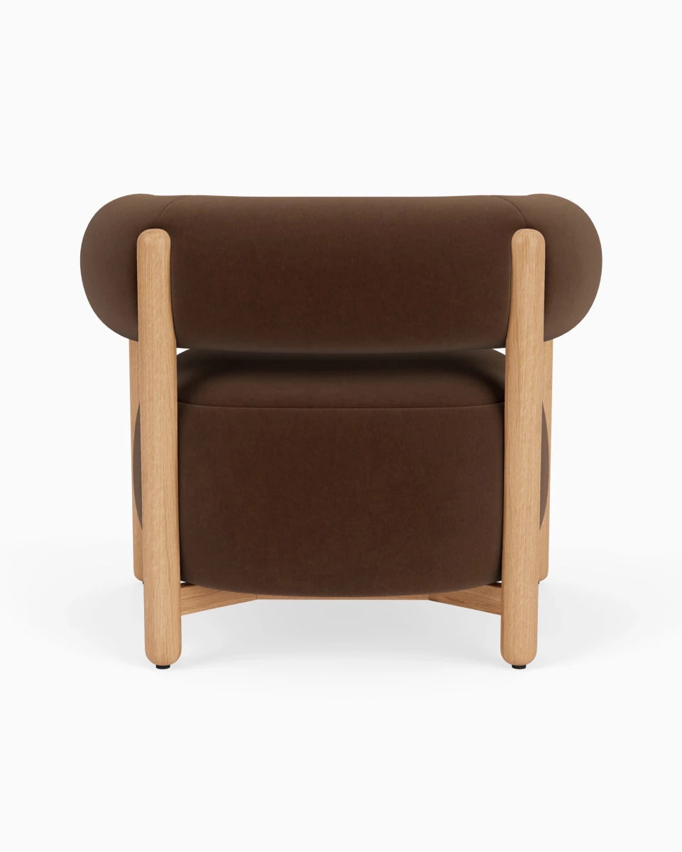 Cognac Velvet / White Oak