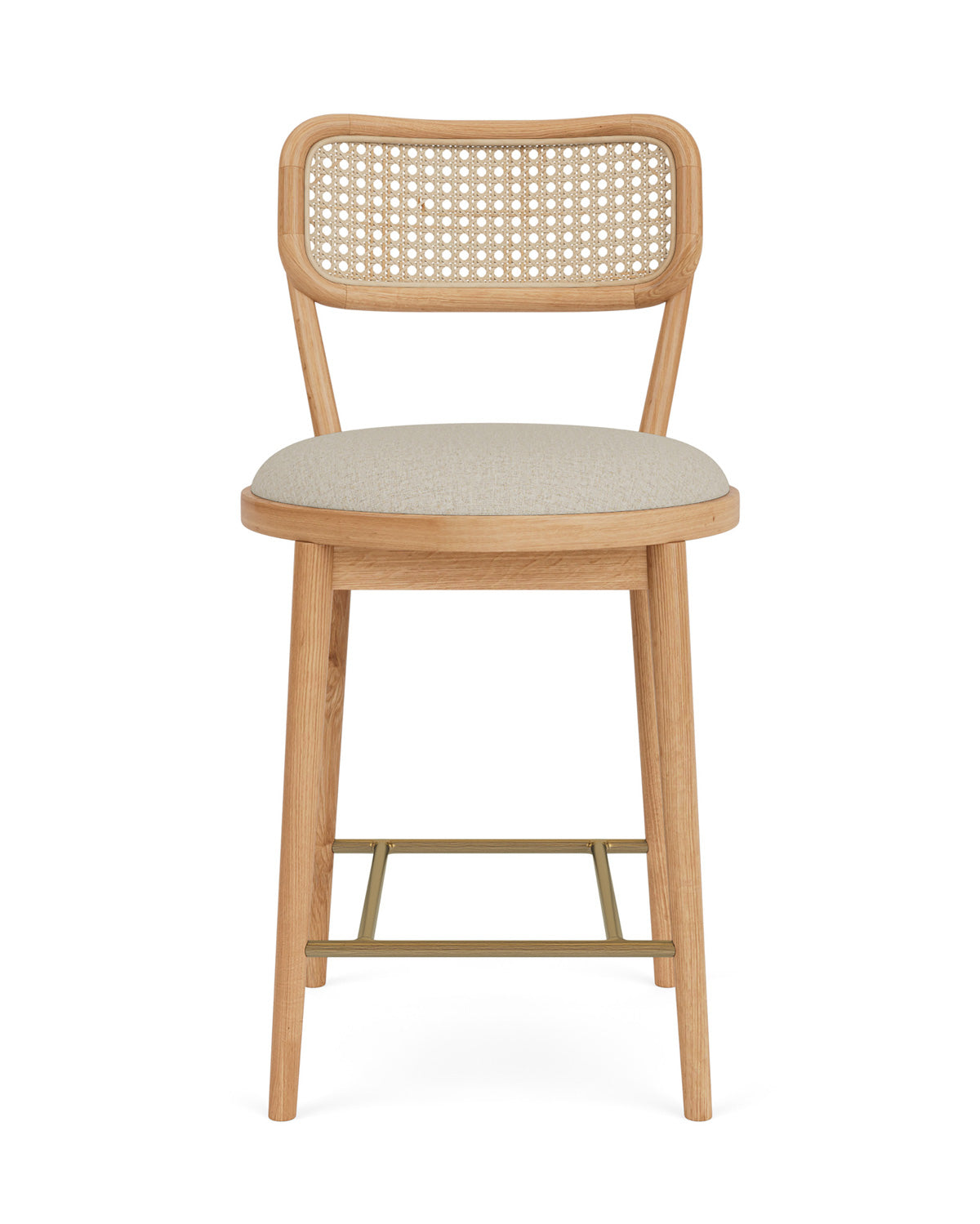Flax Linen / White Oak / Counter (24" Height)