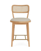 Flax Linen / White Oak / Counter (24" Height)