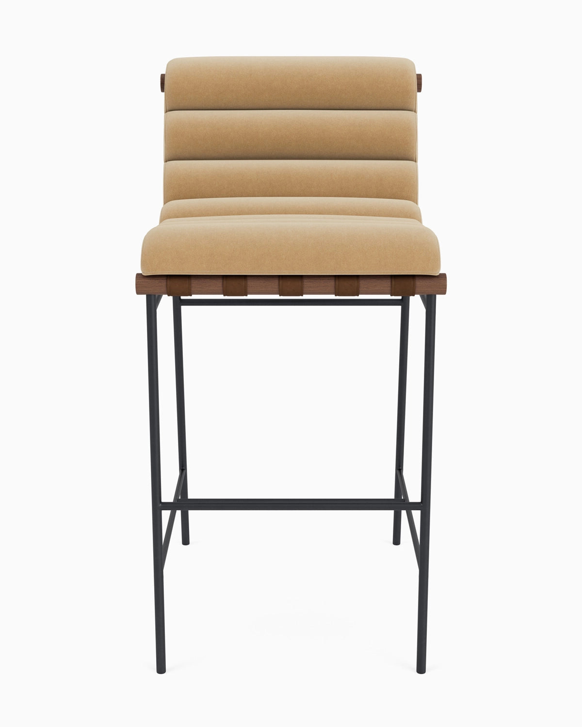 Caramel Velvet / Walnut / Bar (30" Height)