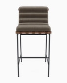 Mushroom Velvet / Walnut / Bar (30" Height)