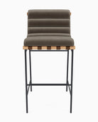 Mushroom Velvet / White Oak / Bar (30" Height)