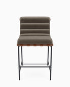 Mushroom Velvet / Walnut / Counter (24" Height)